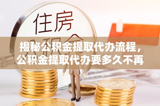 杨梅揭秘公积金提取代办流程，公积金提取代办要多久不再是谜题