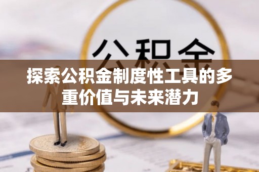 杨梅探索公积金制度性工具的多重价值与未来潜力
