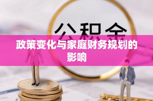 杨梅政策变化与家庭财务规划的影响