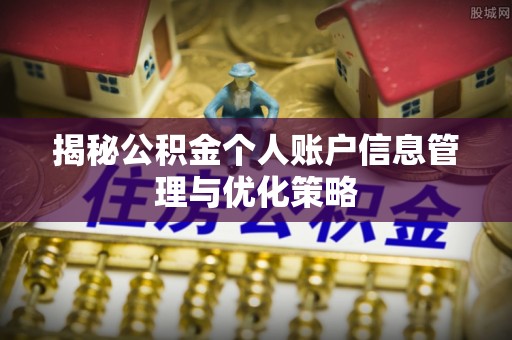 杨梅揭秘公积金个人账户信息管理与优化策略