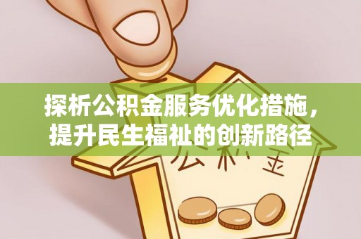 杨梅探析公积金服务优化措施，提升民生福祉的创新路径