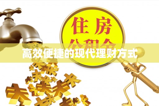 杨梅高效便捷的现代理财方式