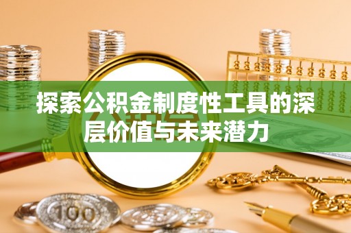 杨梅探索公积金制度性工具的深层价值与未来潜力