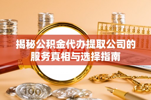 杨梅揭秘公积金代办提取公司的服务真相与选择指南