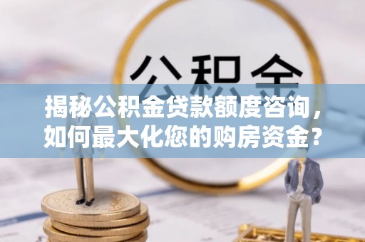杨梅揭秘公积金贷款额度咨询，如何最大化您的购房资金？