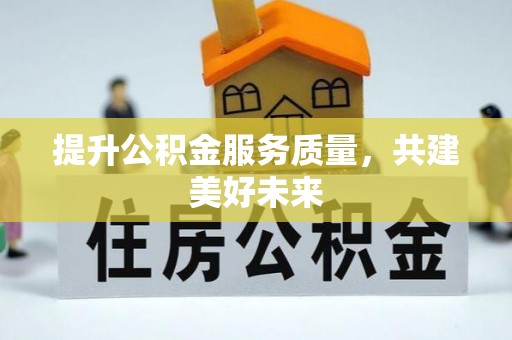 杨梅提升公积金服务质量，共建美好未来