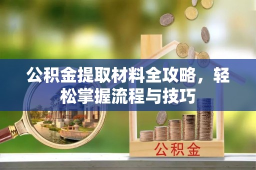 杨梅公积金提取材料全攻略，轻松掌握流程与技巧