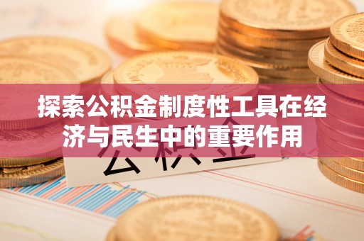 杨梅探索公积金制度性工具在经济与民生中的重要作用