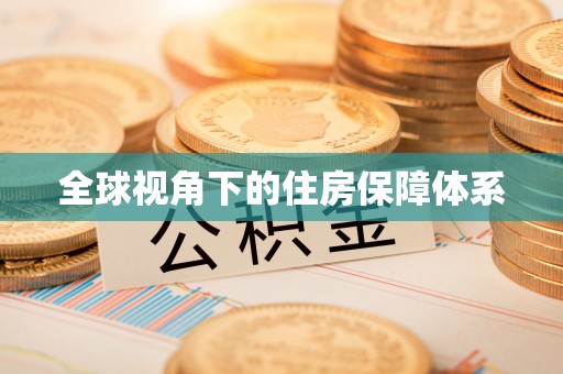 杨梅全球视角下的住房保障体系